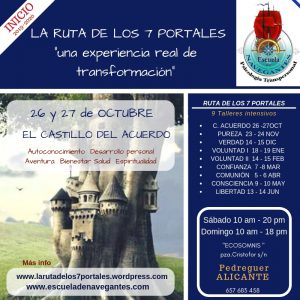 Curso de Psicología Transpersonal "Los Siete Portales". Primer intensivo: "El Castillo del Acuerdo" en la Comunidad Valenciana @ ECOSOMNIS